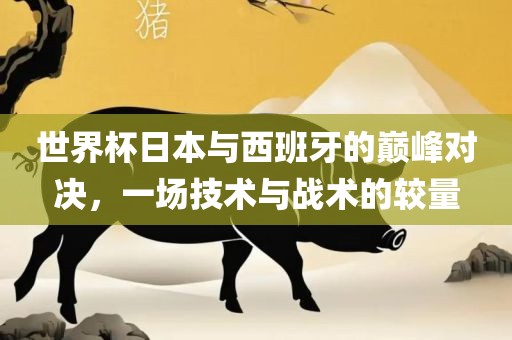 世界杯日本与西班牙的巅峰对决，一场技术与战术的较量