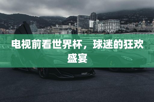 电视前看世界杯，球迷的狂欢盛宴