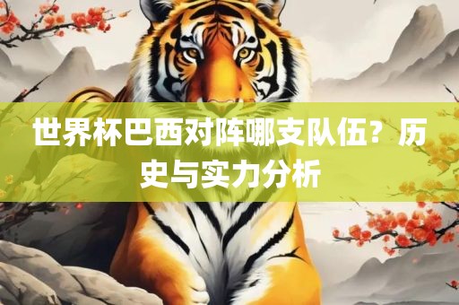 世界杯巴西对阵哪支队伍？历史与实力分析