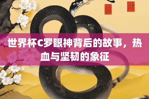 世界杯C罗眼神背后的故事，热血与坚韧的象征