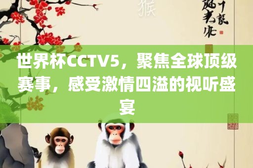 世界杯CCTV5，聚焦全球顶级赛事，感受激情四溢的视听盛宴