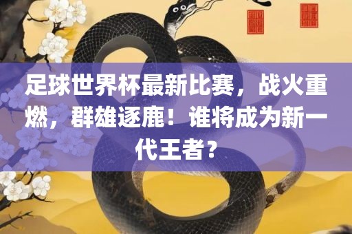 足球世界杯最新比赛，战火重燃，群雄逐鹿！谁将成为新一代王者？