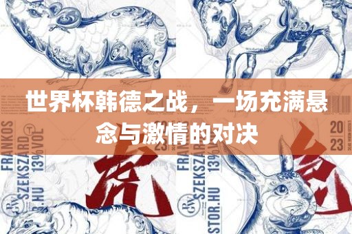 世界杯韩德之战，一场充满悬念与激情的对决