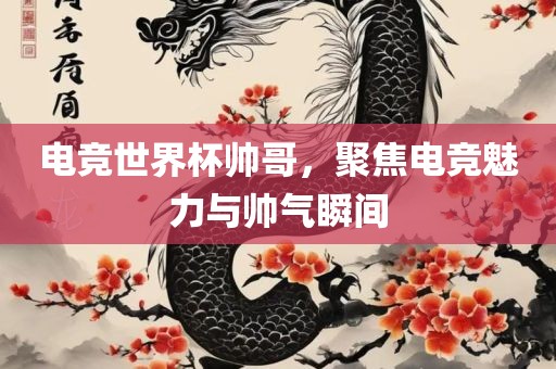 电竞世界杯帅哥，聚焦电竞魅力与帅气瞬间