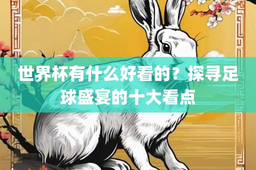 世界杯有什么好看的？探寻足球盛宴的十大看点