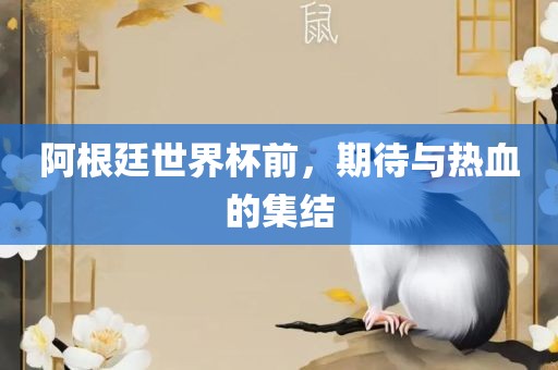 阿根廷世界杯前，期待与热血的集结