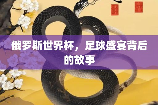 俄罗斯世界杯，足球盛宴背后的故事