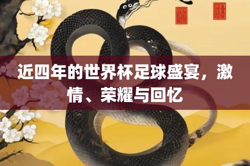 近四年的世界杯足球盛宴，激情、荣耀与回忆
