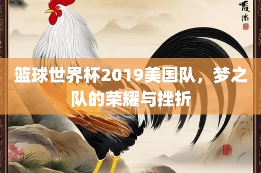篮球世界杯2019美国队，梦之队的荣耀与挫折