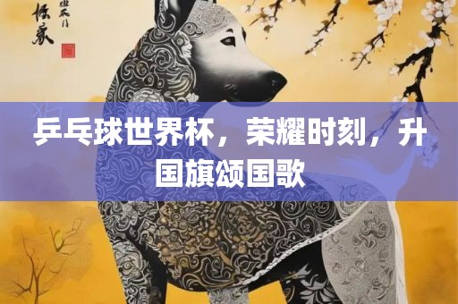 乒乓球世界杯，荣耀时刻，升国旗颂国歌