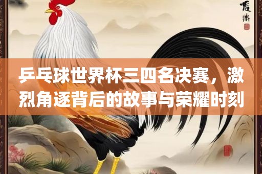 乒乓球世界杯三四名决赛，激烈角逐背后的故事与荣耀时刻