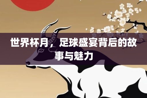 世界杯月，足球盛宴背后的故事与魅力