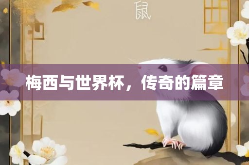 梅西与世界杯，传奇的篇章