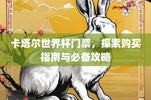 卡塔尔世界杯门票，探索购买指南与必备攻略