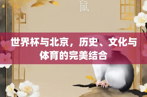 世界杯与北京，历史、文化与体育的完美结合