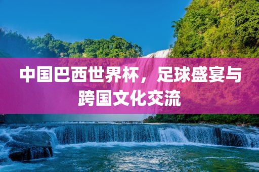 中国巴西世界杯，足球盛宴与跨国文化交流