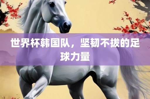 世界杯韩国队，坚韧不拔的足球力量