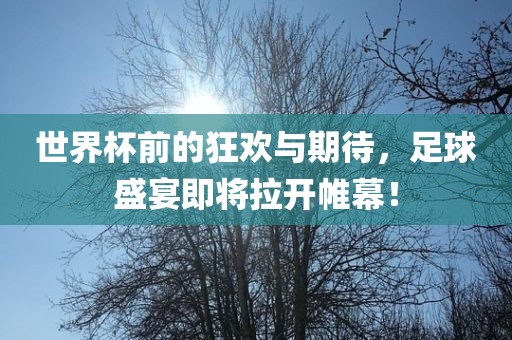 世界杯前的狂欢与期待，足球盛宴即将拉开帷幕！