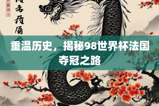 重温历史，揭秘98世界杯法国夺冠之路