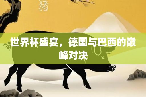 世界杯盛宴，德国与巴西的巅峰对决