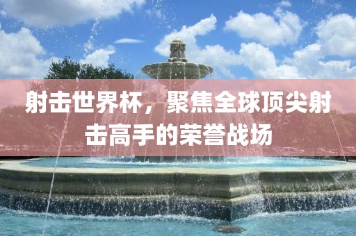 射击世界杯，聚焦全球顶尖射击高手的荣誉战场