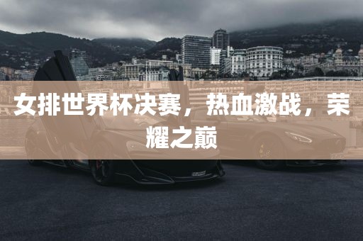女排世界杯决赛，热血激战，荣耀之巅