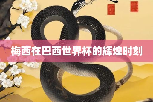 梅西在巴西世界杯的辉煌时刻