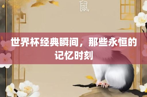 世界杯经典瞬间，那些永恒的记忆时刻