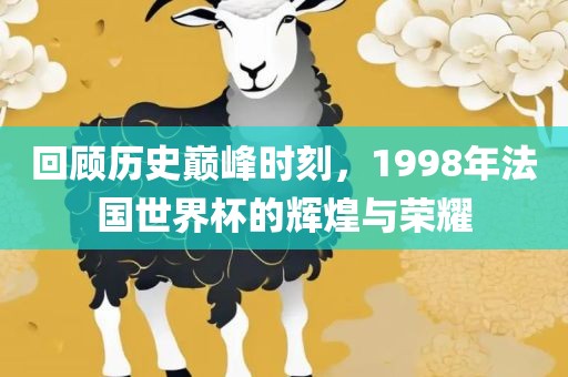 回顾历史巅峰时刻，1998年法国世界杯的辉煌与荣耀