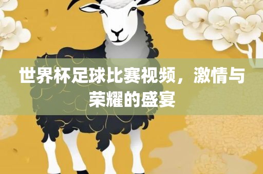 世界杯足球比赛视频，激情与荣耀的盛宴