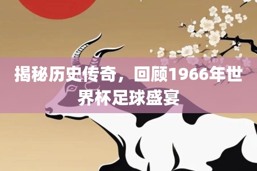 揭秘历史传奇，回顾1966年世界杯足球盛宴