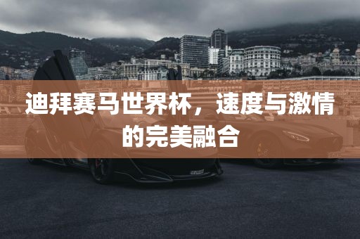 迪拜赛马世界杯，速度与激情的完美融合