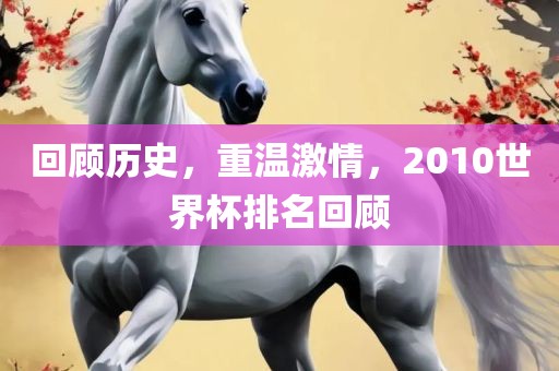 回顾历史，重温激情，2010世界杯排名回顾