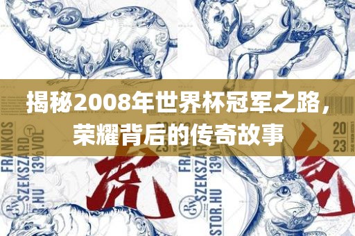 揭秘2008年世界杯冠军之路，荣耀背后的传奇故事