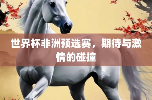 世界杯非洲预选赛，期待与激情的碰撞