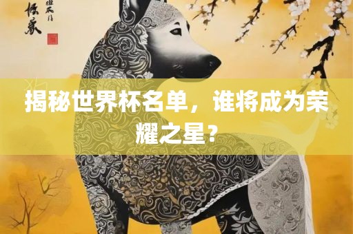 揭秘世界杯名单，谁将成为荣耀之星？