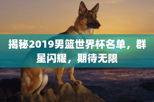 揭秘2019男篮世界杯名单，群星闪耀，期待无限