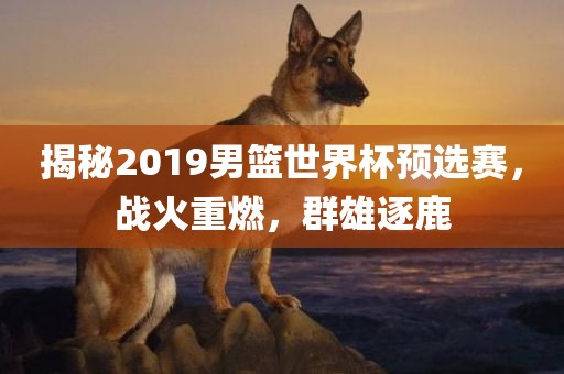 揭秘2019男篮世界杯预选赛，战火重燃，群雄逐鹿