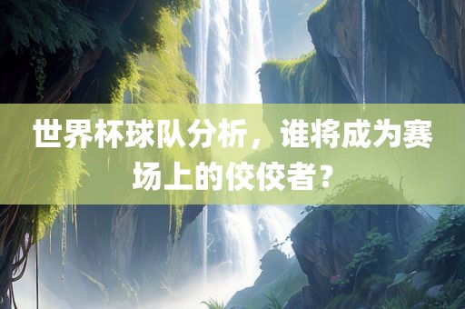 世界杯球队分析，谁将成为赛场上的佼佼者？