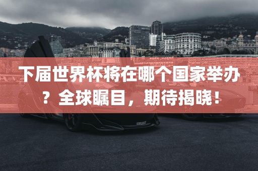 下届世界杯将在哪个国家举办？全球瞩目，期待揭晓！