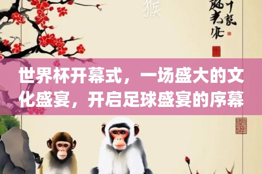 世界杯开幕式，一场盛大的文化盛宴，开启足球盛宴的序幕