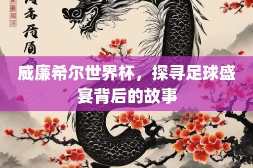 威廉希尔世界杯，探寻足球盛宴背后的故事
