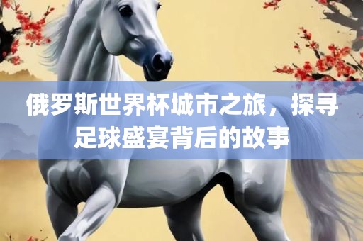 俄罗斯世界杯城市之旅，探寻足球盛宴背后的故事