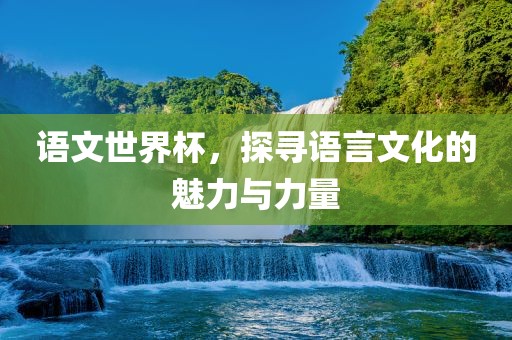 语文世界杯，探寻语言文化的魅力与力量
