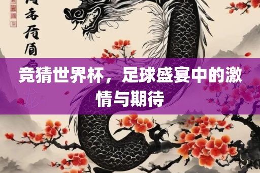 竞猜世界杯，足球盛宴中的激情与期待