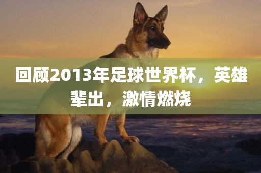 回顾2013年足球世界杯，英雄辈出，激情燃烧
