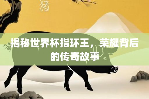 揭秘世界杯指环王，荣耀背后的传奇故事