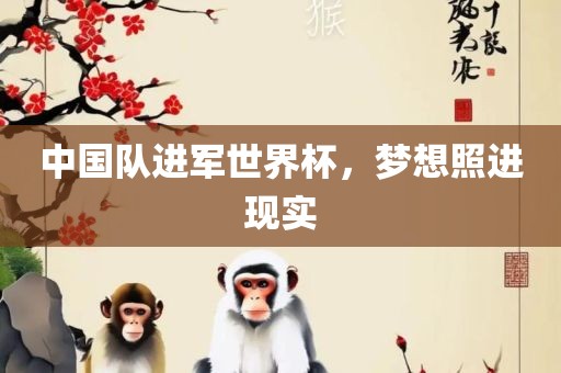 中国队进军世界杯，梦想照进现实