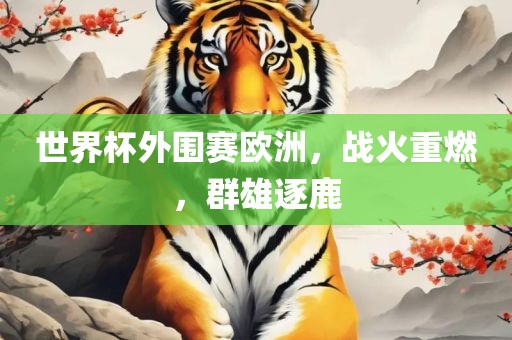 世界杯外围赛欧洲，战火重燃，群雄逐鹿