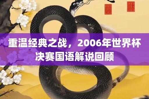重温经典之战，2006年世界杯决赛国语解说回顾